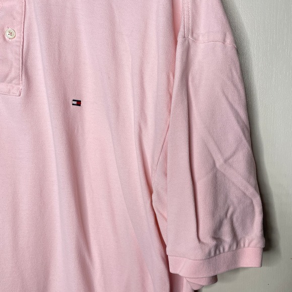 Tommy Hilfiger Classic Fit Pink Polo Shirt  XXL - Picture 5 of 6